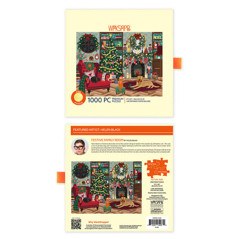 Festive Family Room 1000 Piece Puzzle