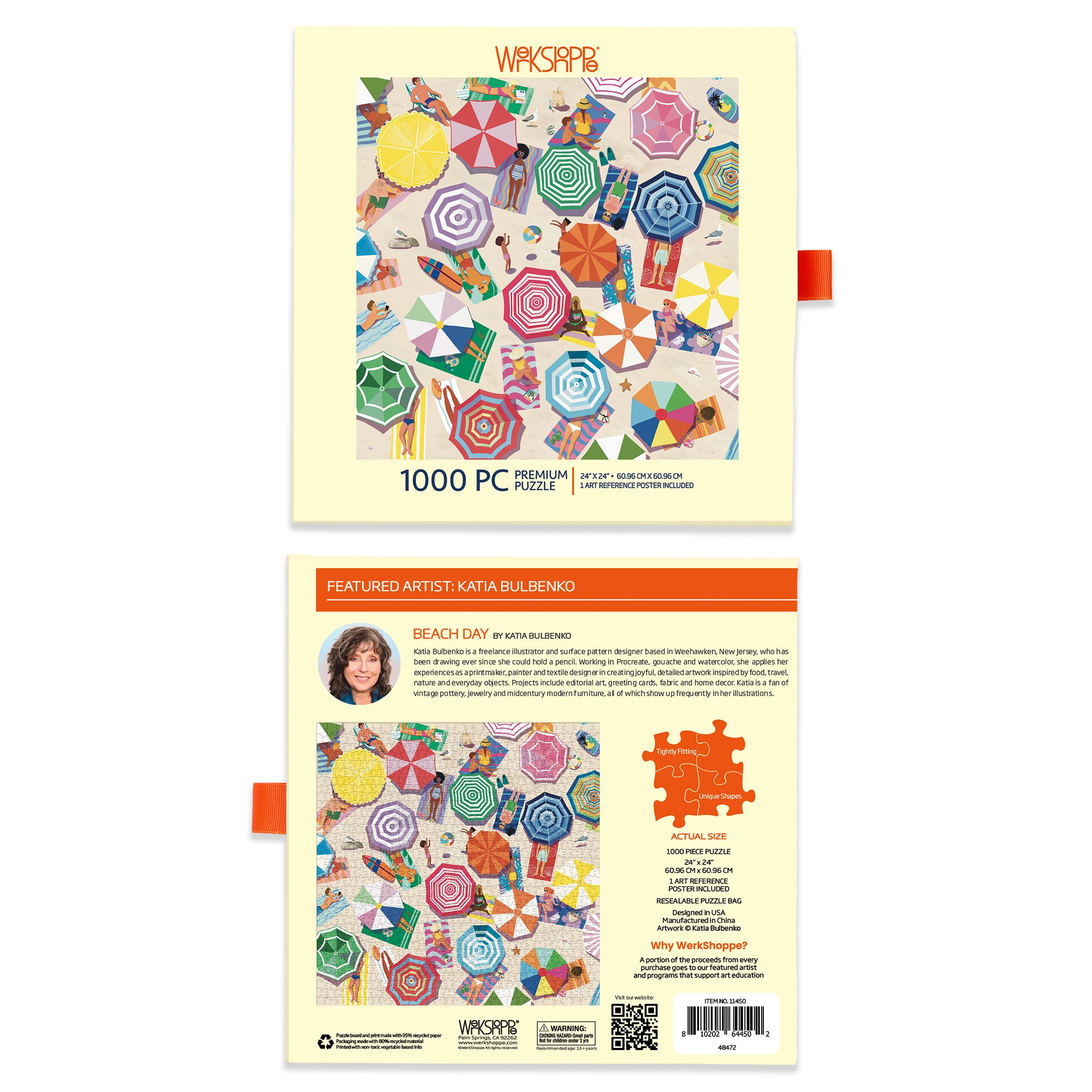 Beach Day 1000 Piece Puzzle