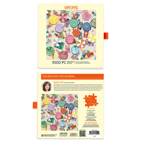 Beach Day 1000 Piece Puzzle