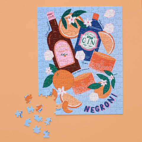Cocktail Classics 250 Piece Puzzle Set