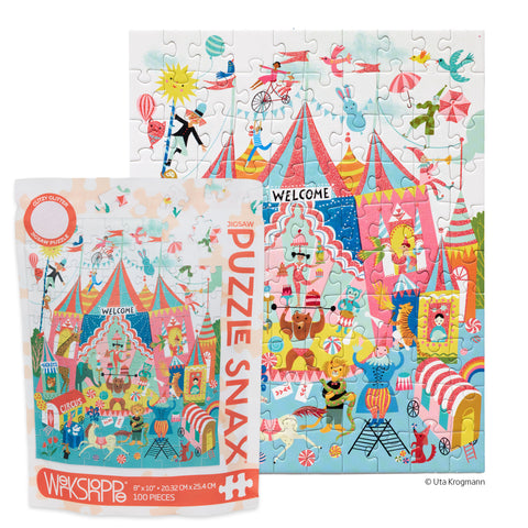 Colorful Circus 100 Piece Puzzle Snax
