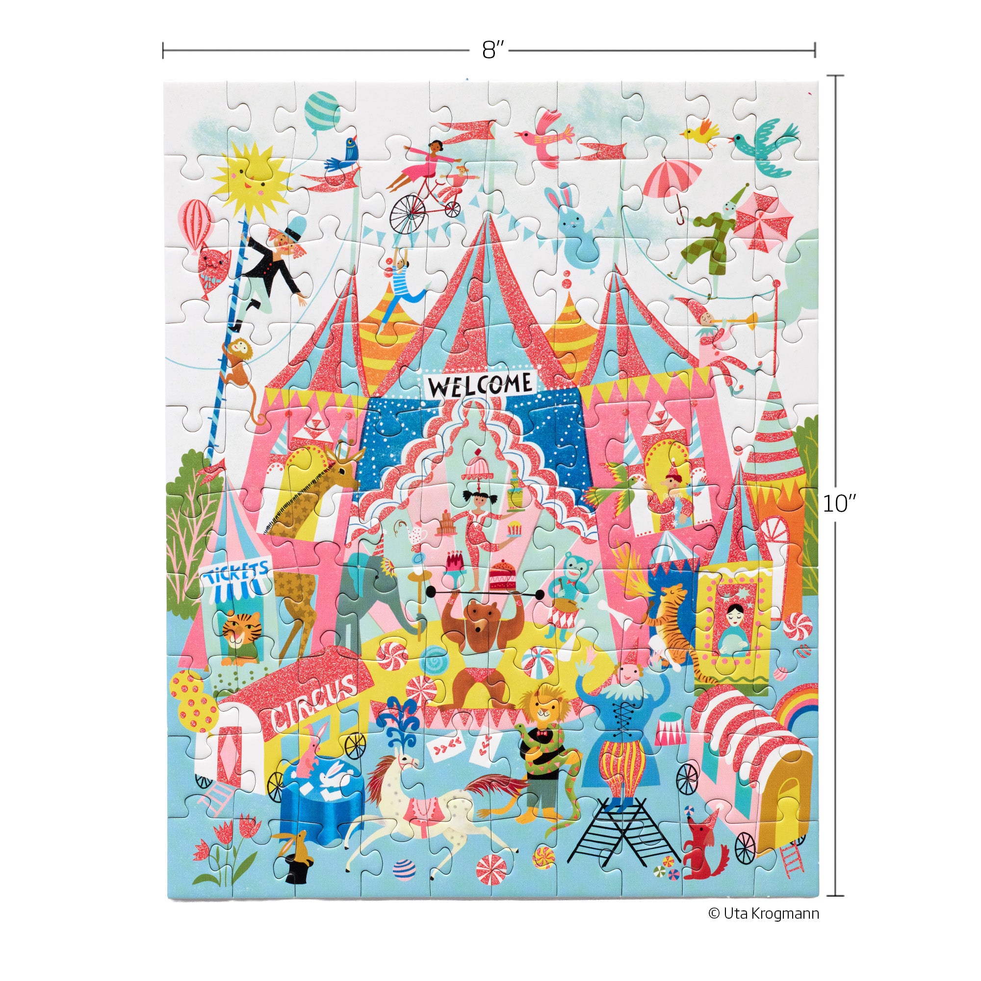 Colorful Circus 100 Piece Puzzle Snax