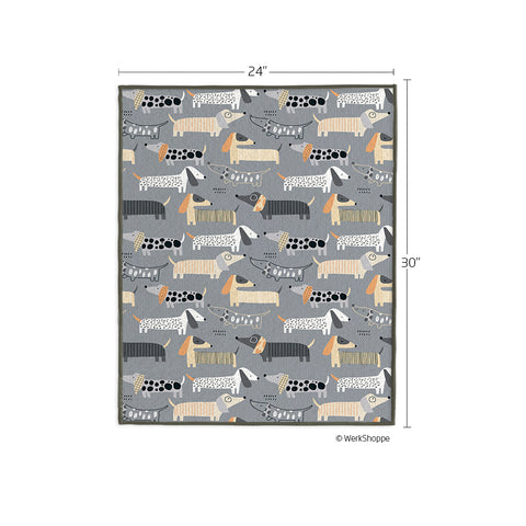 Dachshunds Pet Drying Towel, set of 2 paw drying towels for dogs, gift for dachsund lovers