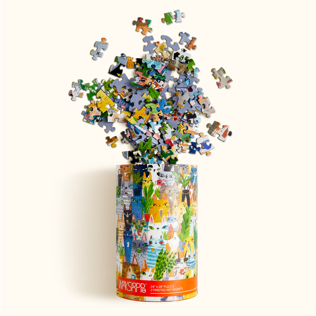 Cat Plant Exchange | 500 Piece Puzzle