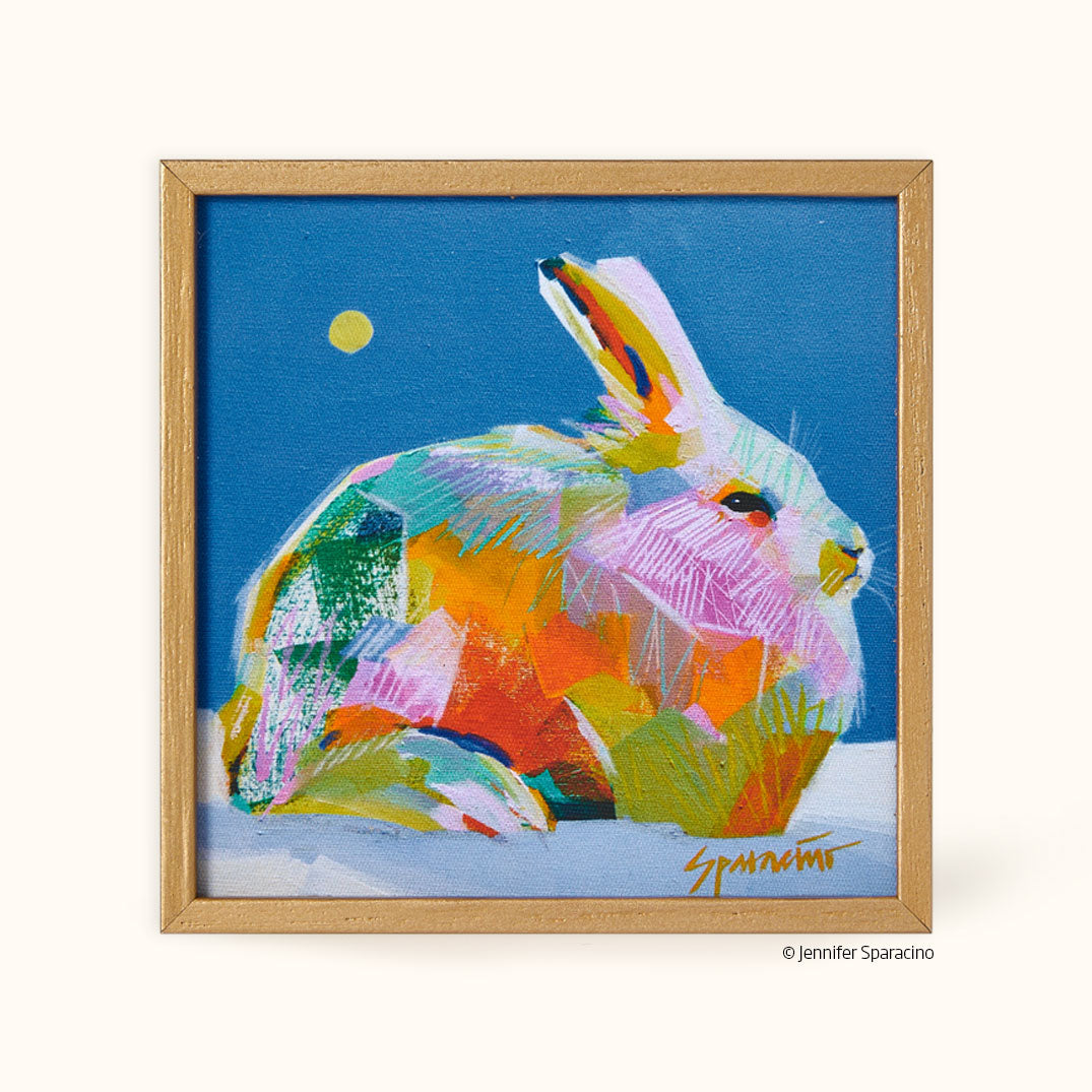 Bunny  | Framed Canvas Art