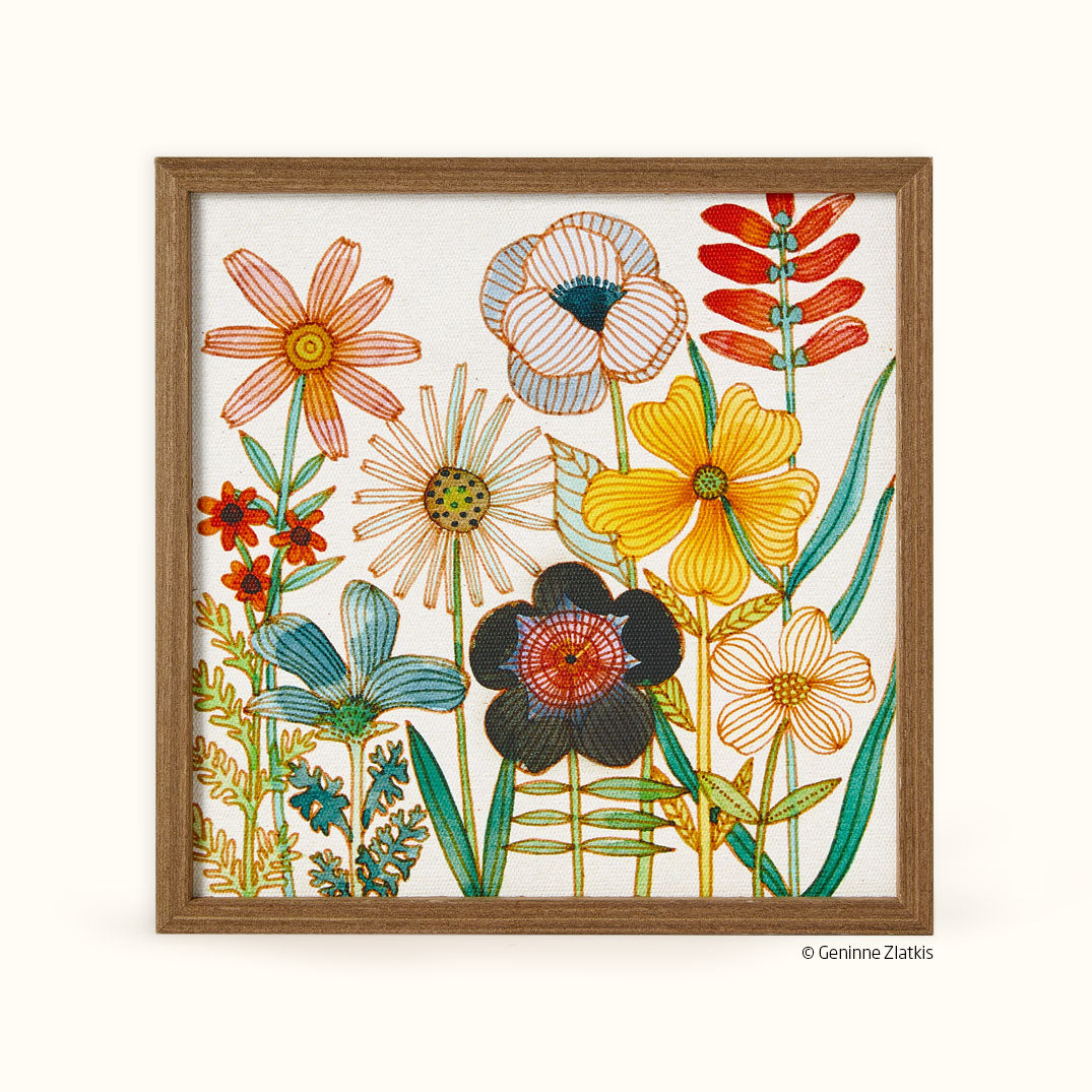 Blooms | Framed Canvas Art