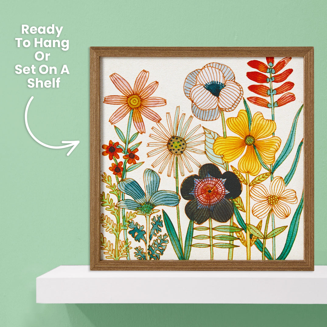 Blooms | Framed Canvas Art