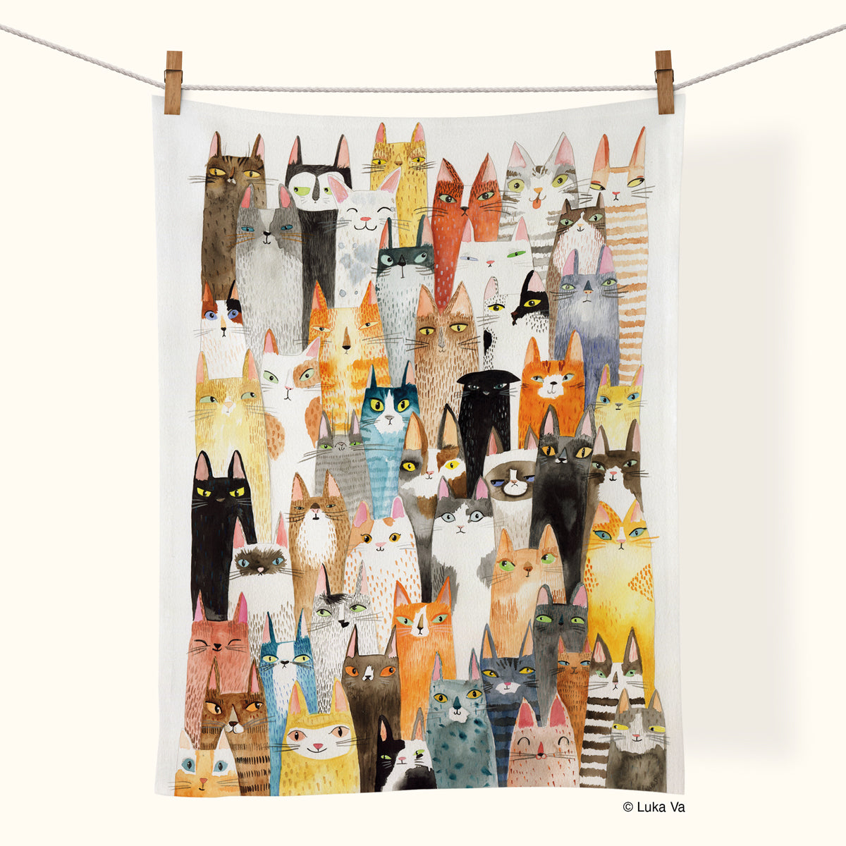 Cat Power  | Cotton Tea Towel