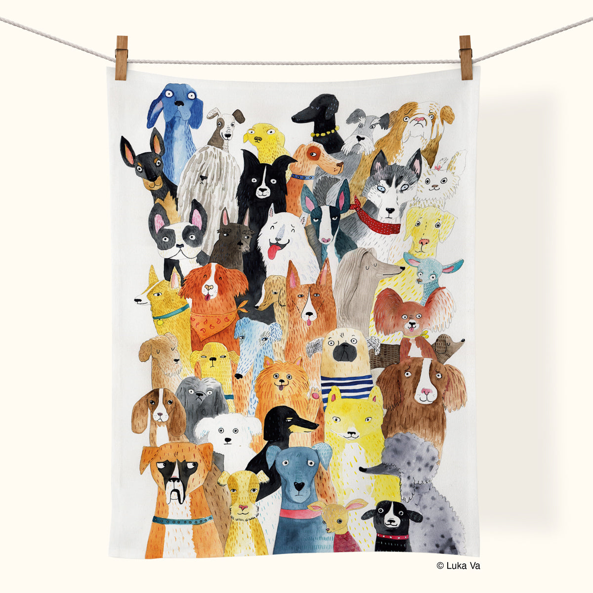 Dog Park  | Cotton Tea Towel